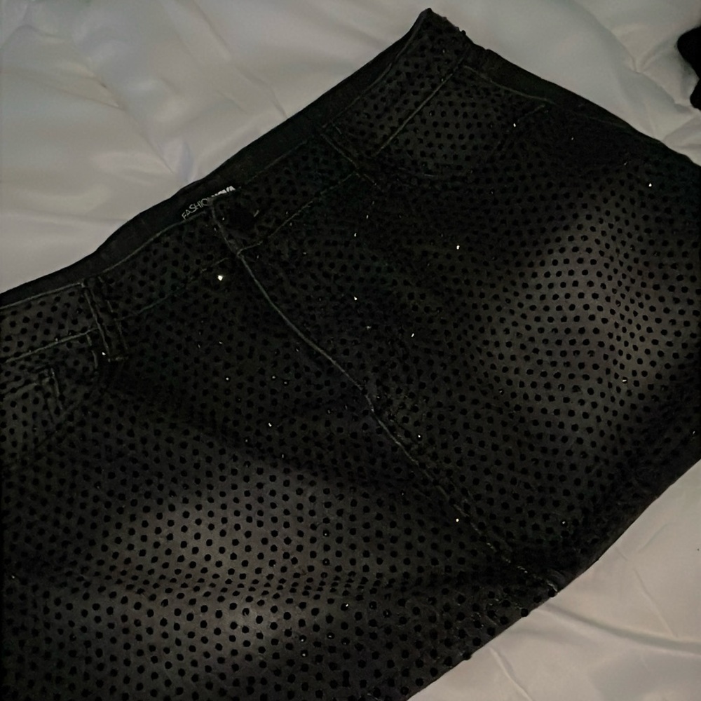 Fashion Nova Black Mini Skirt
